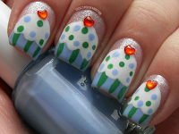 Cupcake Cute Nail Design