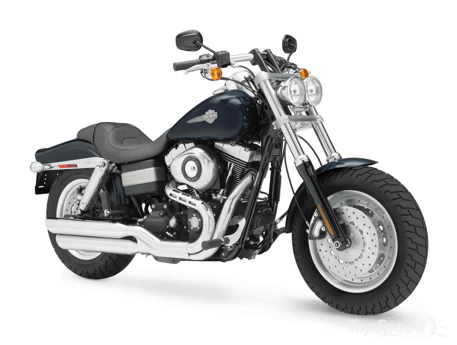 black and blue motorcycle HARLEY DAVIDSON FAT BOB TO BE RELEASED IN INDIA