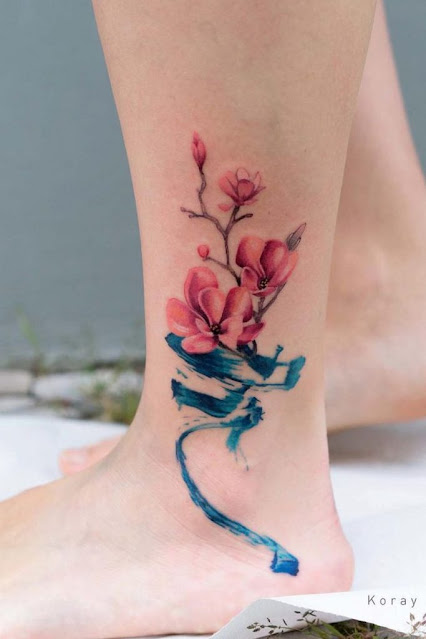 40 tatuagens de flor de cerejeira para deixar vocês encantadas!