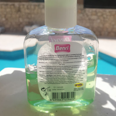 benri aloe vera, güneş batması, güneş yanması, güneş alerjisi