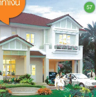 บ้านสองชั้น 3ห้องนอน 3ห้องน้ำ 2 จอดรถ[แบบบ้านคทาเงิน18]