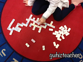 gwhizteacher, math games, make ten dominoes