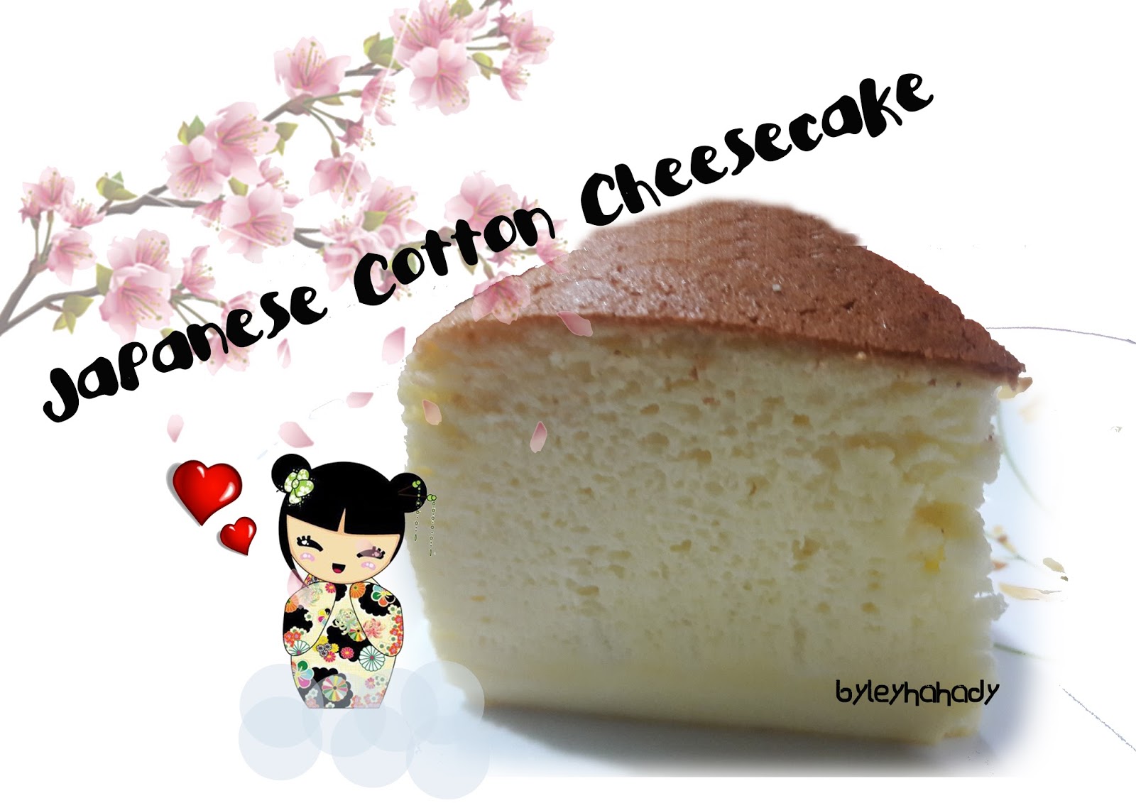 Japanese Cotton Cheesecake Simple  Hikayat Leyha