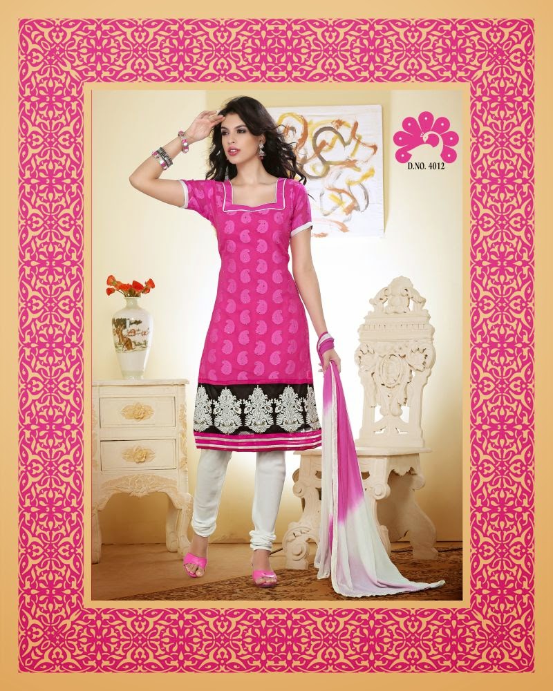  Marble Jacquard and Chiffon Beautiful Casual Wear Salwar Suits