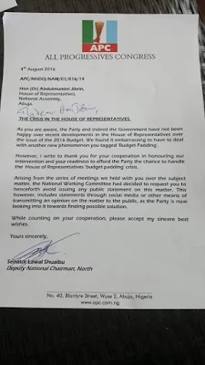 APC Letter