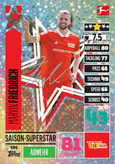 Topps Match Attax Bundesliga Extra 2020-2021 1.FC Union Berlin Set