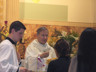 Bishop Serratelli Holy Communion