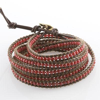 Jessalynne : DIY - Beaded Leather Bracelet
