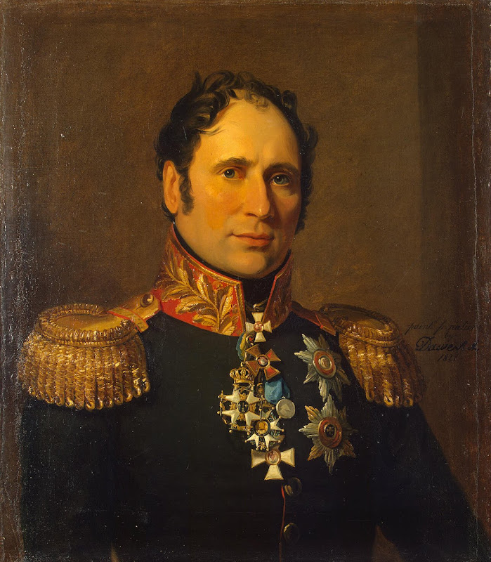 Portrait of Karl I. Oppermann by George Dawe - History, Portrait Paintings from Hermitage Museum