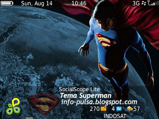 Tema BlackBerry 8520 Superman