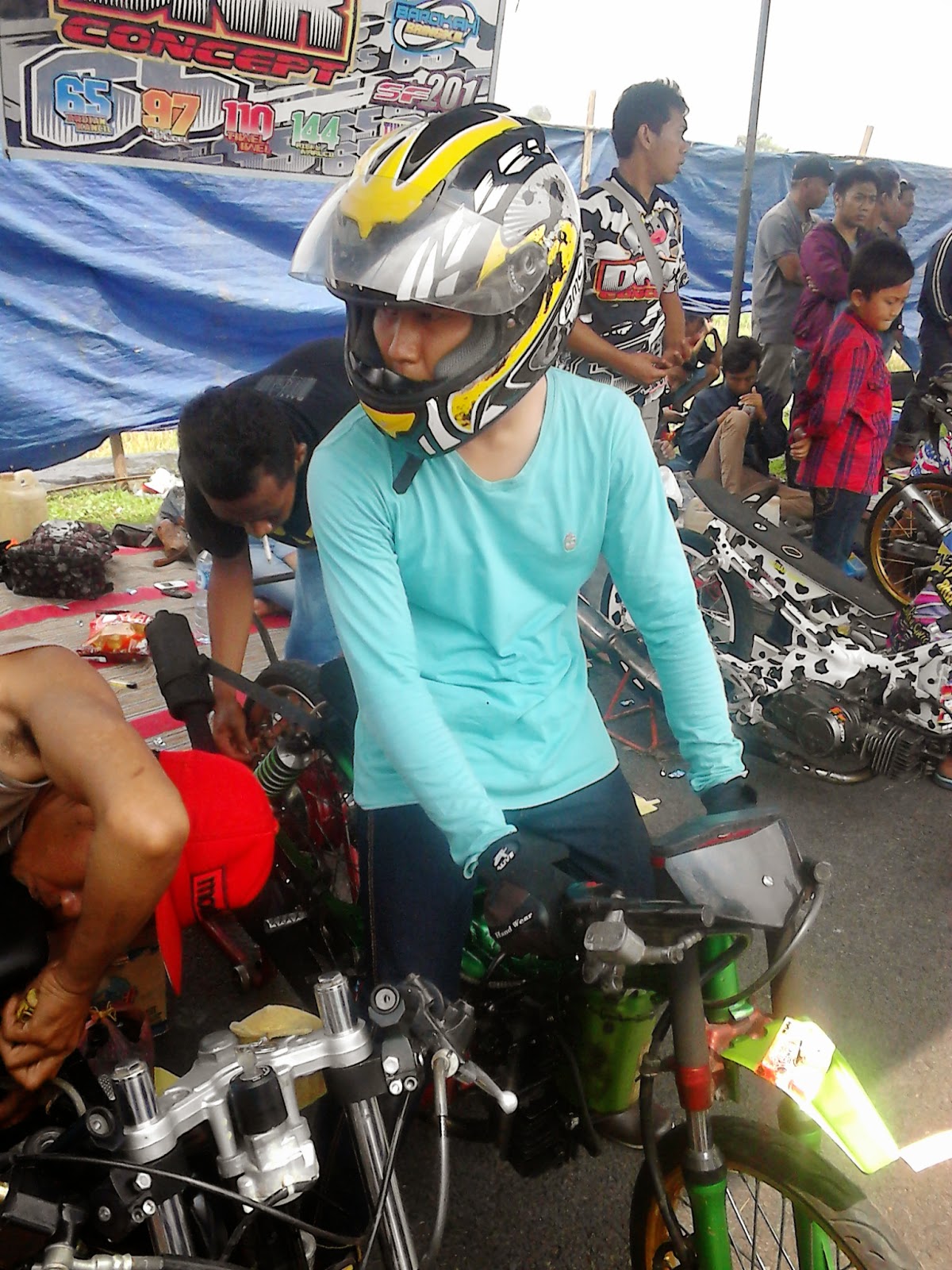 CeMeT Garage Hasil Drag Bike Jombang Di Sirkuit Baypass Juwet