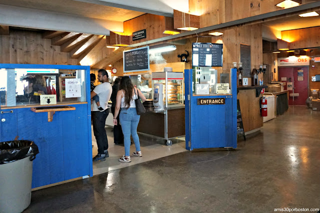 Cafetería del Sherman Adams Building en la Cima de Mt. Washington