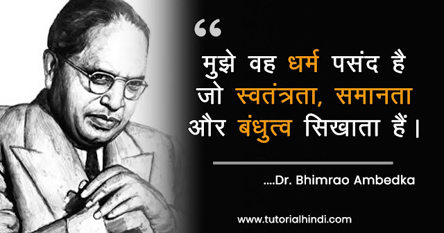 Dr. br ambedkar quotes in hindi