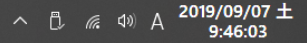 2019/09/07 SAT 9:46;03