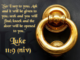 Luke 11:9 Bible Quote Wallpaper