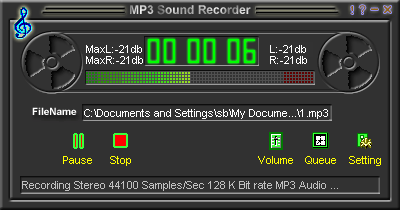 تحميل برنامج تسجيل الصوت Power Mp3 Recorder مجانا