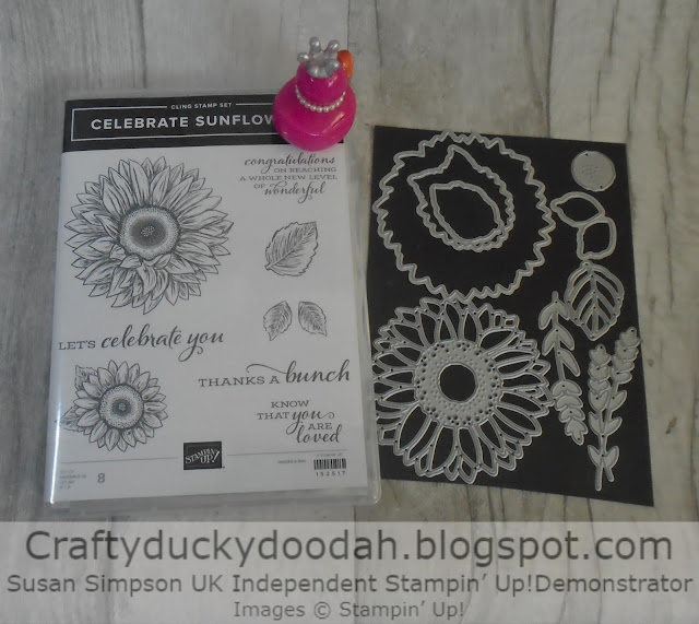 Celebrate Sunflowers, Craftyduckydoodah!, Stitched So Sweetly, Supplies available 24/7 from my online store, Susan Simpson UK Independent Stampin' Up! Demonstrator