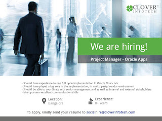 Clover Infotech Oracle APPS Project Mgr