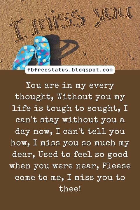 Missing You Poems