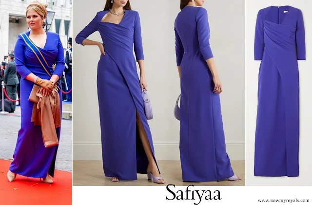 Crown Princess Amalia wore Safiyaa Ayanna Spectrum Long Dress