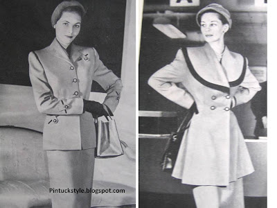 1940 Fashion Trends on Lilli Ann Suits  The Late 1940 S  Vintage Suits With Fashion Flare