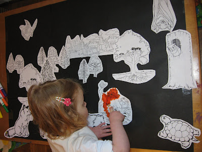 Preschool Coloring Sheets on Fun Crafts For Preschoolers  Forest Animals Activities