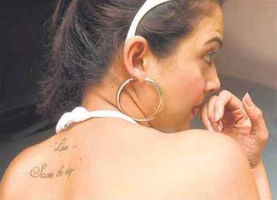 Amrita Arora Tattoo 