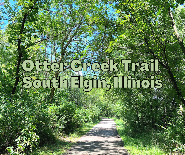Summer Hike Along Otter Creek Trail Near South Elgin, Illinois