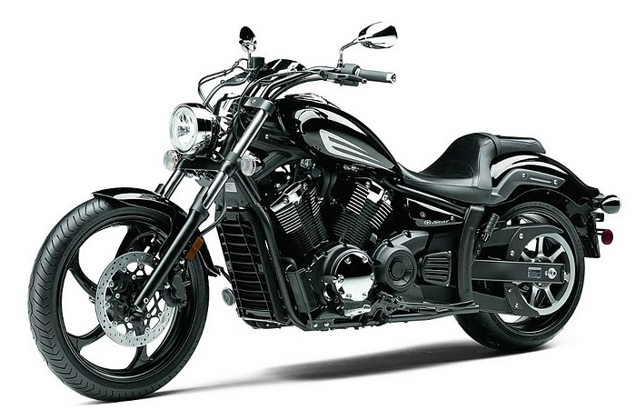  motorcycle introduced with a touch of dark Yamaha Star Stryker Chopper