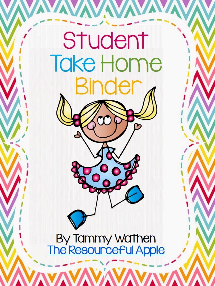 http://www.teacherspayteachers.com/Product/Student-Take-Home-Binder-Chevron-Style-1339836