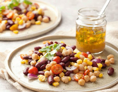 Bean, Corn, and Tomato Salad