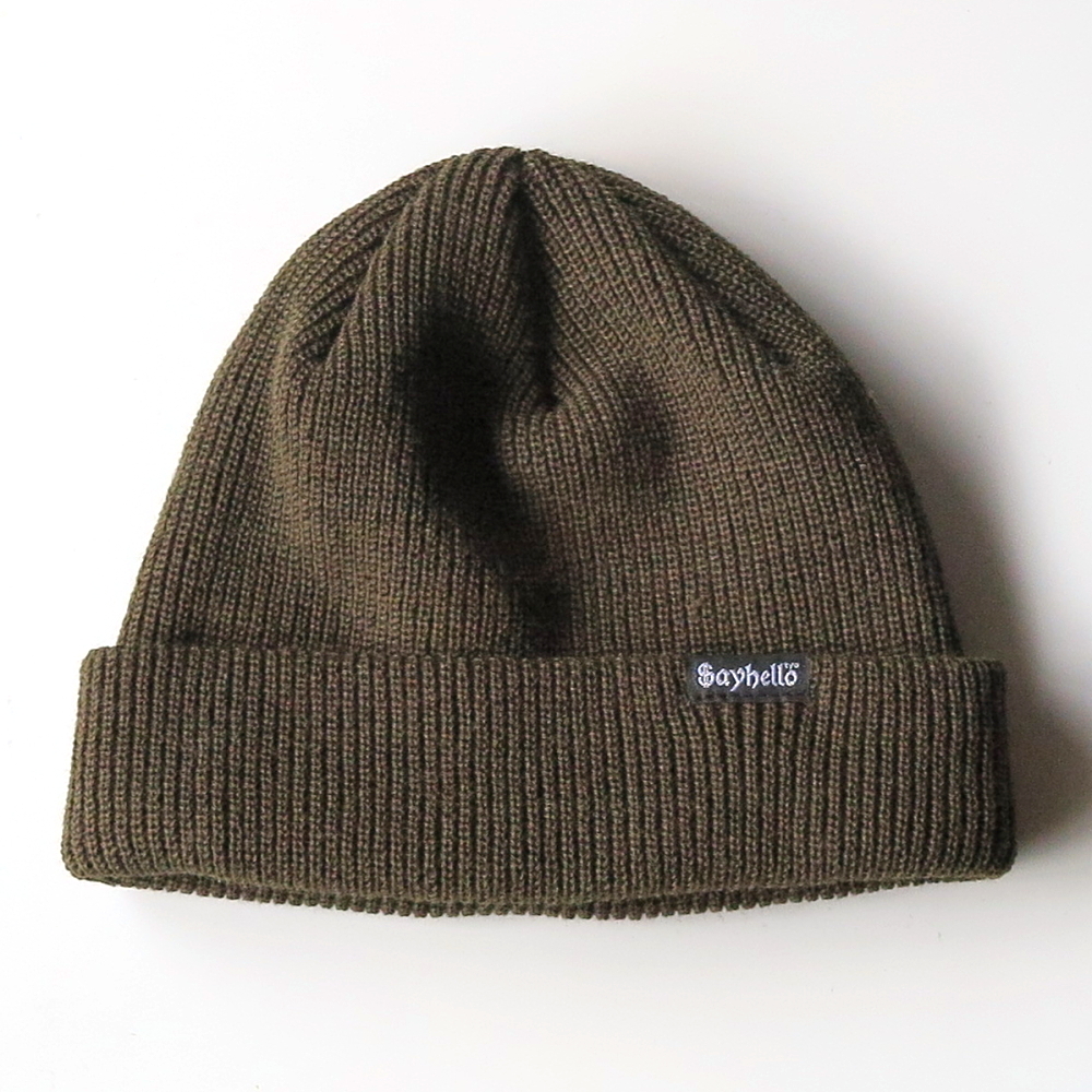 SAYHELLO TOKYO TRUMPS Cash Logo Knit Cap 19AW