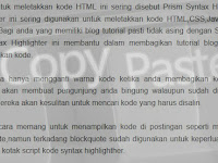 Cara Supaya Blog Tidak Bisa DI COPAS Dengan CSS