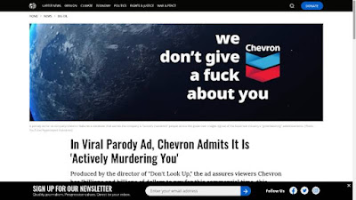 Joke Advertisement about Chevron