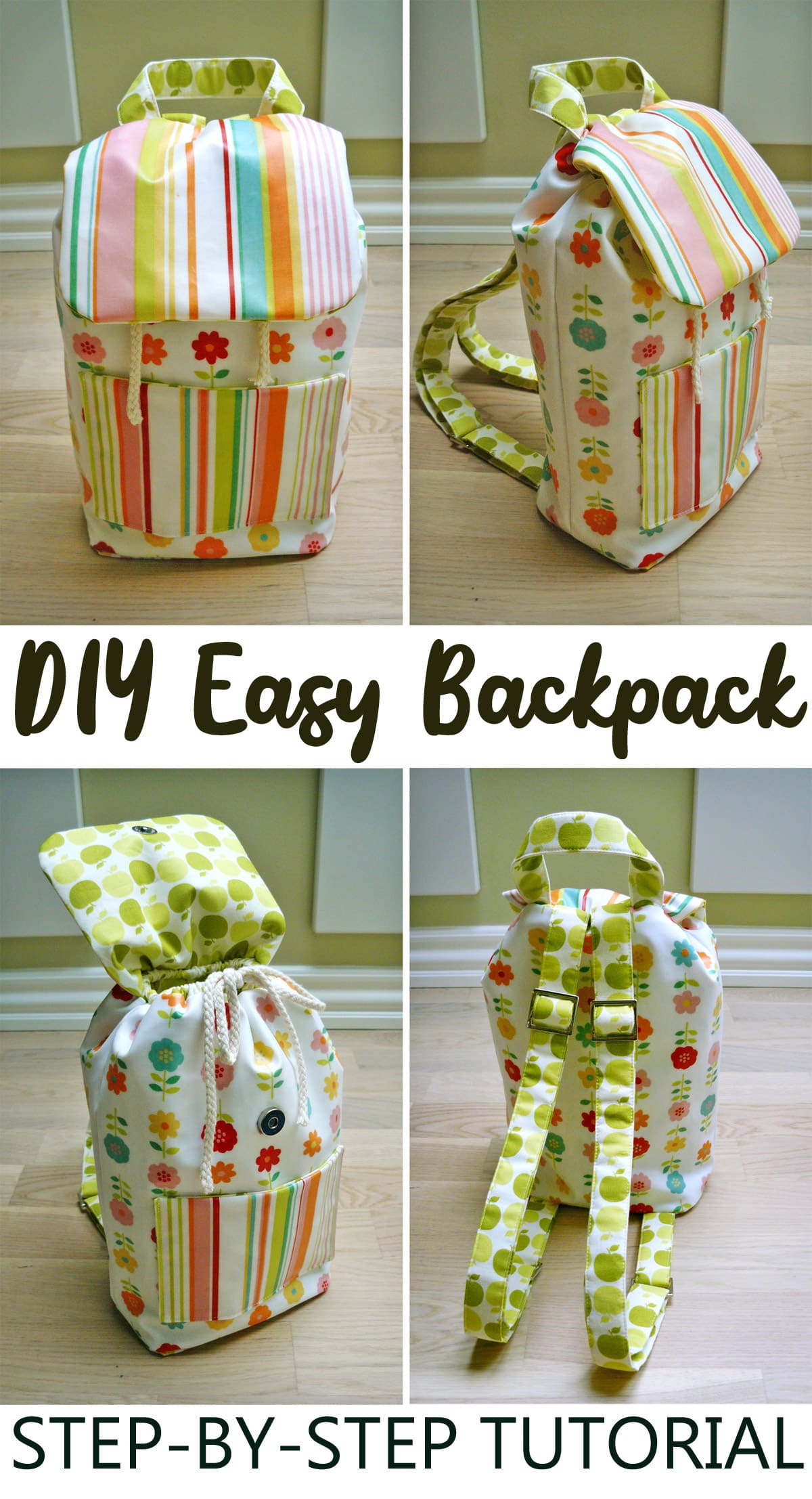 easy backpack sewing pattern