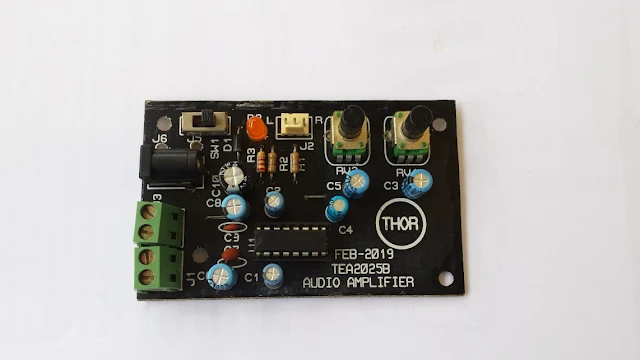 Making A Stereo Audio Amplifier With TEA2025B