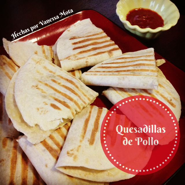 quesadillas de pollo