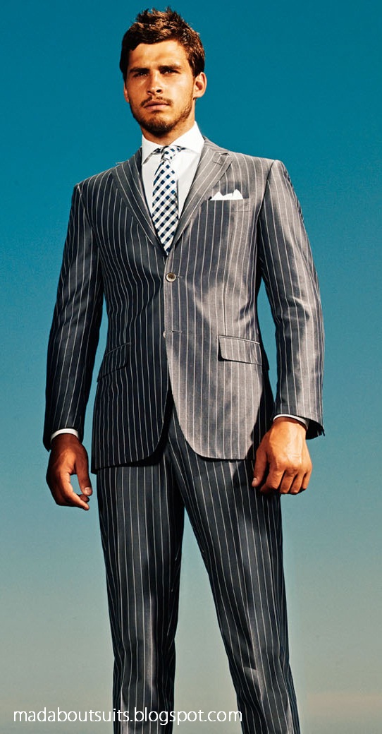 day for a pinstripe suit.