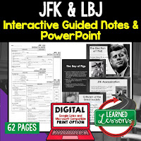 American History Guided Notes, Interactive Notebook, Note Taking, PowerPoints, Anticipatory Guides