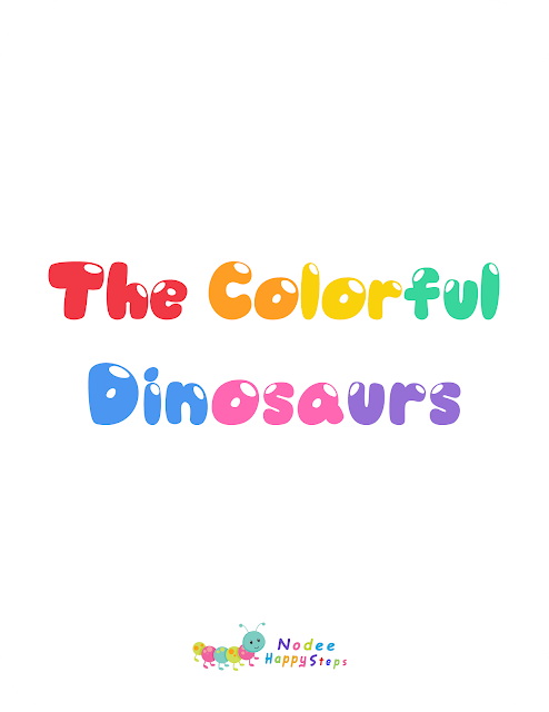 Learn Colors with Dinosaurs for kids