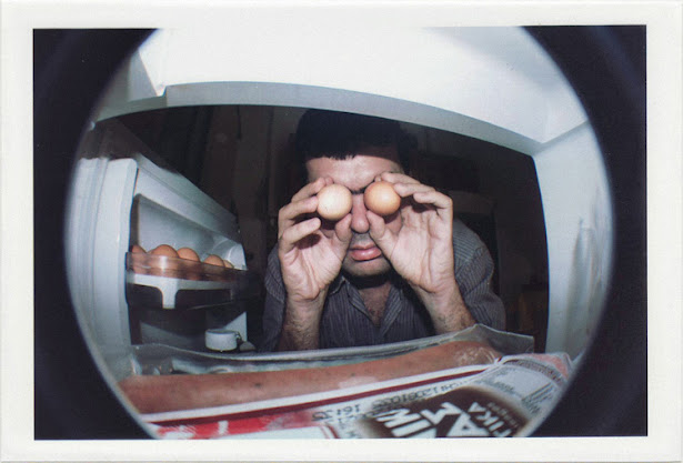 dirty photos - fumus - a photo of dirtyharrry selportrait with eggs in refridgerator