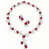 Rubies and diamond necklace designs