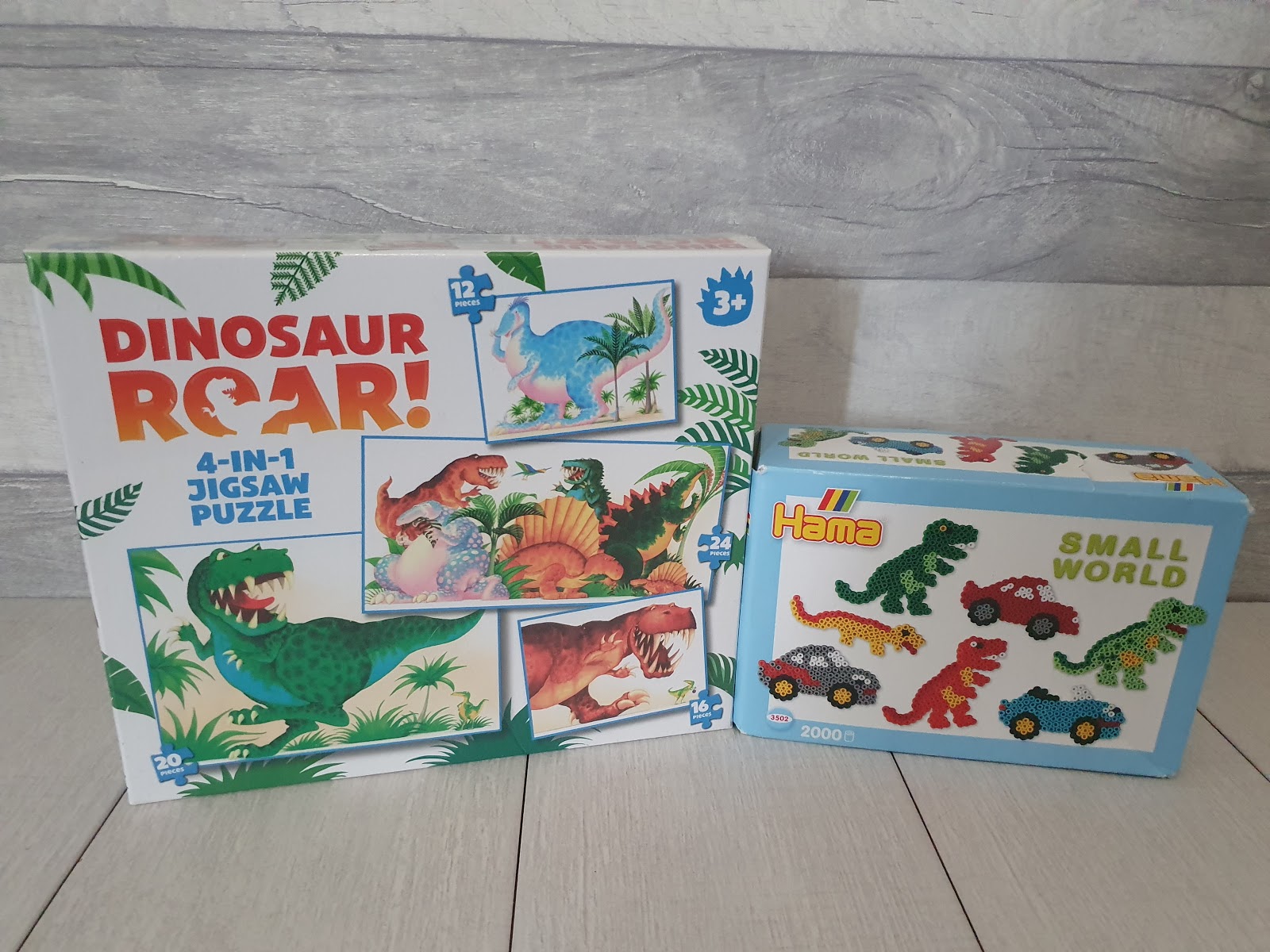 WIN a Dinosaur Roar 4-in-1 Puzzle & Hama Beads Set