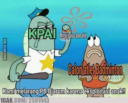 8 Meme 'Audisi PB Djarum Dihadang KPAI' Ini Nyinyir Abis