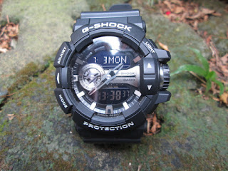 Jam Casio G-Shock GA-400GB-1A Seken Original Fullset Seperti Baru