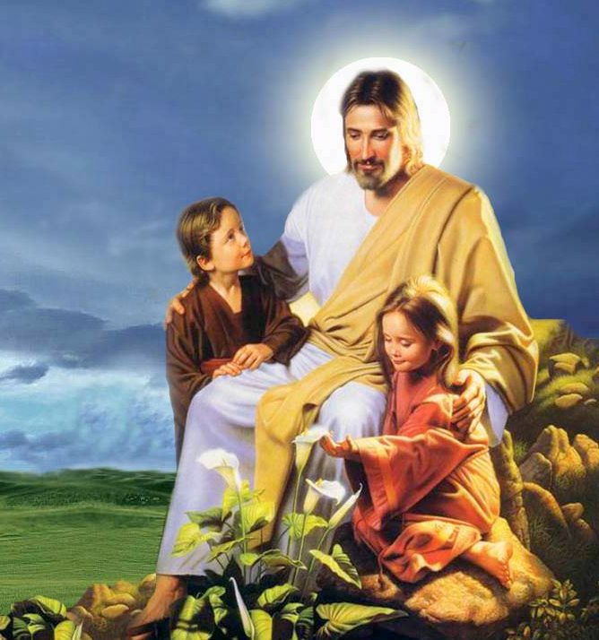 Gambar Tuhan Yesus Dan Anak  AR Production