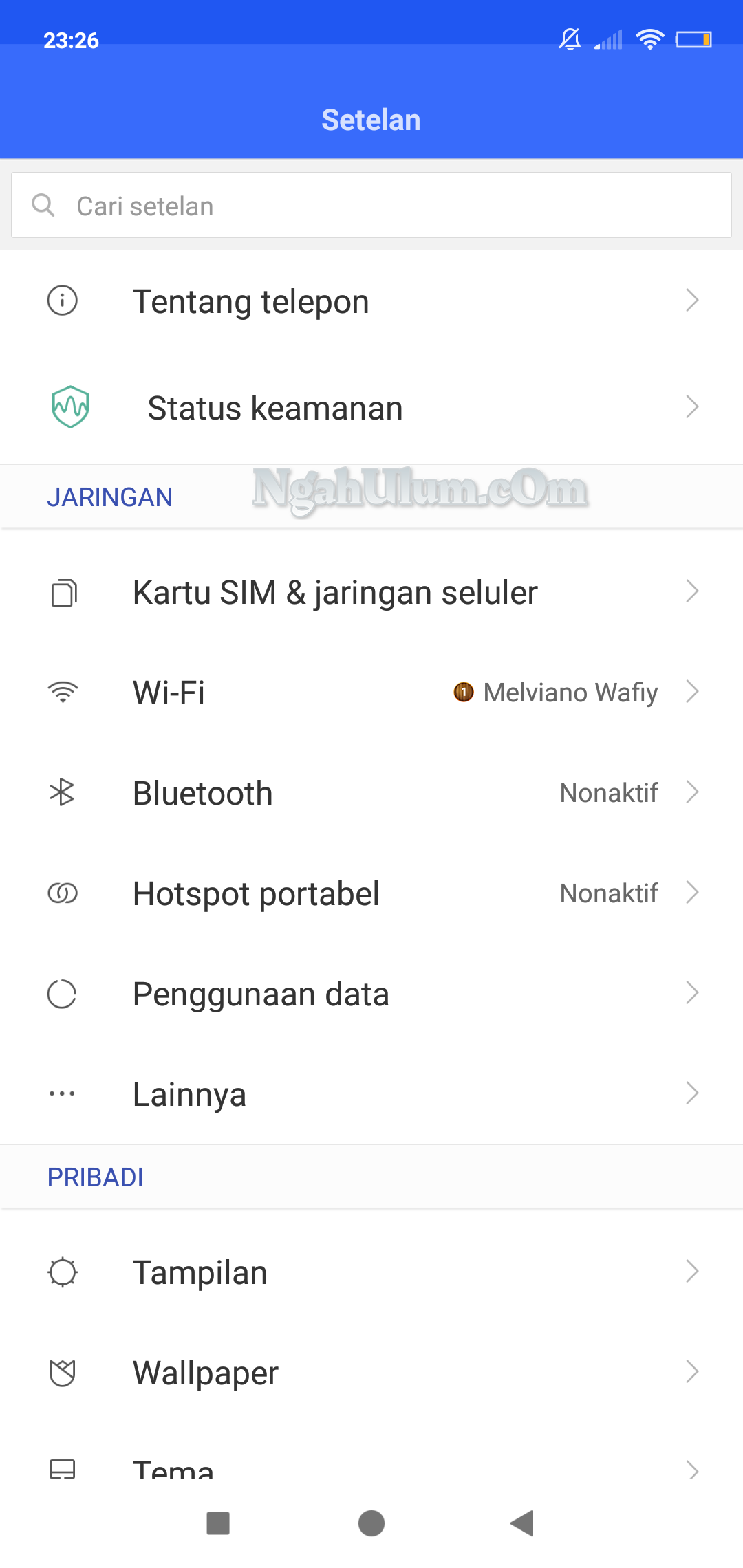 Cara Mengetahui IP Address di Android