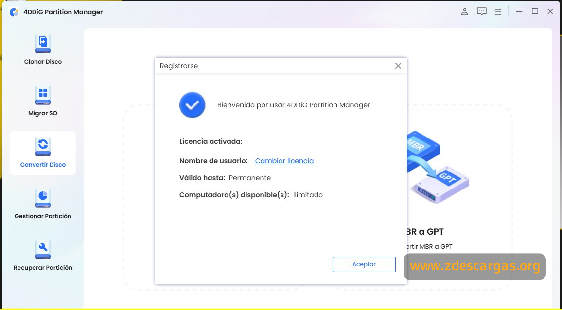 4DDiG Partition Manager Full Español
