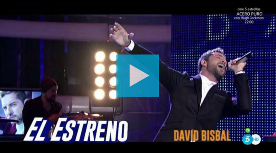 David Bisbal, Antes Que No, canta en directo, Que Tiempo Tan Feliz, video