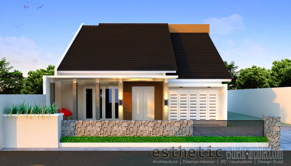  Desain  Rumah  Minimalis 1 Lantai Type 100  Gambar Foto 